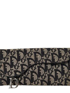 Christian Dior Canvas Saddle Long Wallet